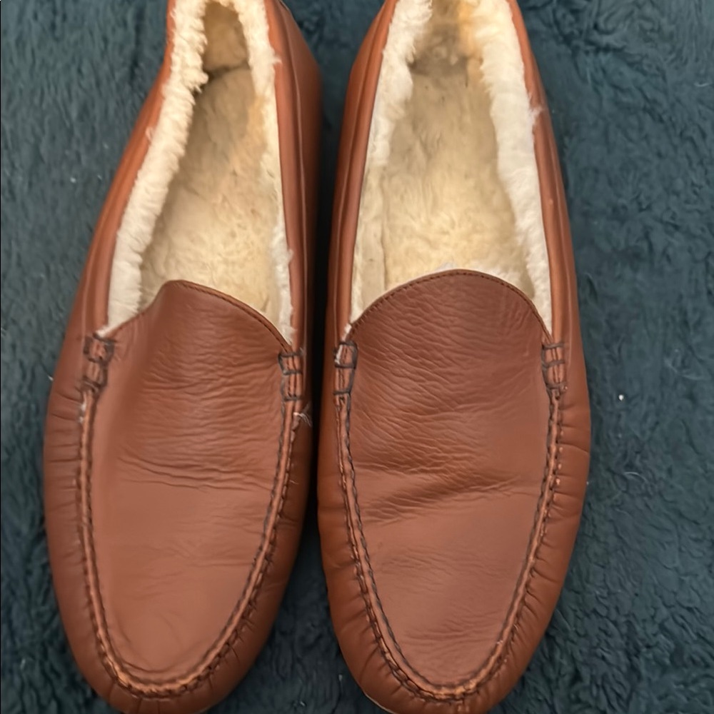 Men's Brown Leather Loafers